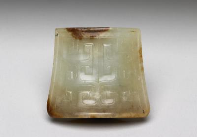 图片[2]-Jade scabbard chape, late Warring States period to Western Han dynasty, 275 BCE-8 CE-China Archive